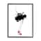 Stupell Industries Abstract Female Fashion Illustration Red Heels Tutu Framed Wall Art